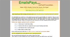 Desktop Screenshot of emailspays.com